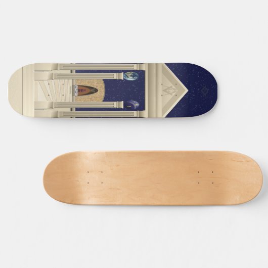 Het bepalen van het tempelskateboard persoonlijk skateboard (Horizontaal)