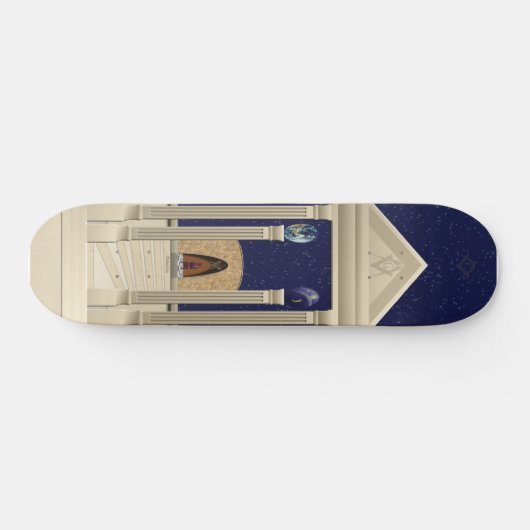 Het bepalen van het tempelskateboard persoonlijk skateboard (Horizontaal)