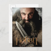 Het beperkte Kunstwerk van de Uitgave: Dwalin Briefkaart (Voorkant / Achterkant)