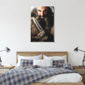 Het beperkte Kunstwerk van de Uitgave: Dwalin Canvas Afdruk (Insitu (Slaapkamer))
