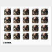 Het beperkte Kunstwerk van de Uitgave: Dwalin Vierkante Sticker (Vel)