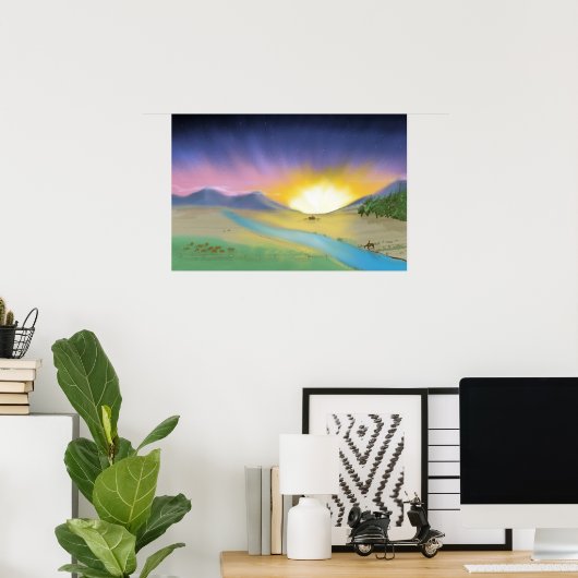 Het bereik poster (Thuiskantoor)