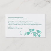 Het bereiken van de bloeiende Stm Visitekaartje (Achterkant)