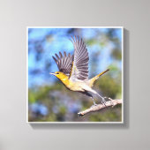 Het bereiken van de hemel canvas afdruk (Voorkant)