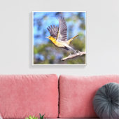 Het bereiken van de hemel canvas afdruk (Insitu (Woonkamer))