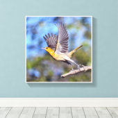 Het bereiken van de hemel canvas afdruk (Insitu (Houten vloer))