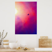 Het bereiken van de sterren poster (Keuken)