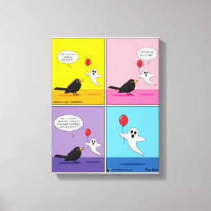 Het bereiken van de tegenovergestelde Goal Comic Canvas Afdruk