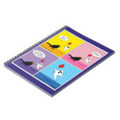 Het bereiken van de tegenovergestelde Goal Comic Notitieboek (Linkerzijde)