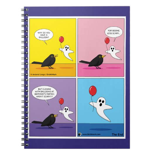 Het bereiken van de tegenovergestelde Goal Comic Notitieboek (Voorkant)