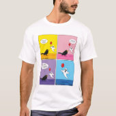 Het bereiken van de tegenovergestelde Goal Comic T-shirt (Voorkant)