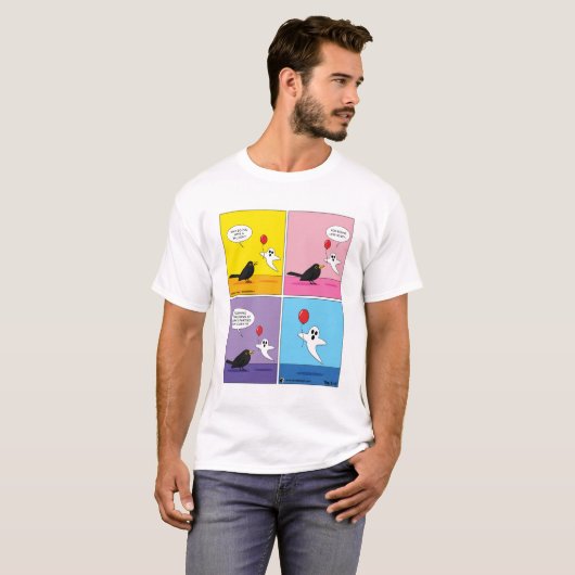 Het bereiken van de tegenovergestelde Goal Comic T-shirt (Voorkant volledig)