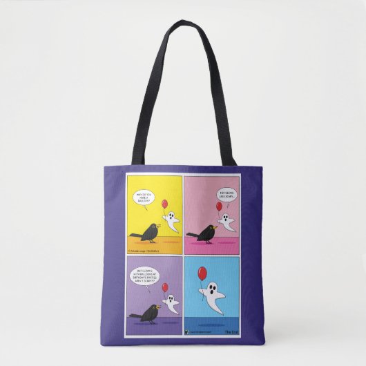 Het bereiken van de tegenovergestelde Goal Comic Tote Bag (Voorkant)