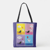 Het bereiken van de tegenovergestelde Goal Comic Tote Bag (Achterkant)
