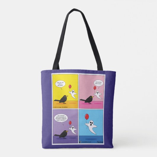 Het bereiken van de tegenovergestelde Goal Comic Tote Bag (Achterkant)