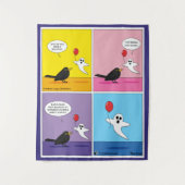 Het bereiken van de tegenovergestelde Goal Comic Wandkleed (Voorkant)