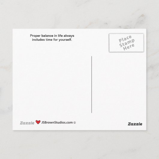 Het bereiken van het Briefkaart van Balans_C_Brief (Achterkant)