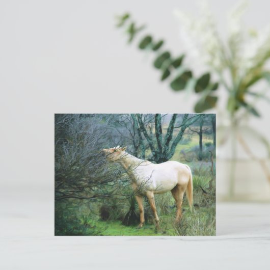 Het bereiken van hoog diner briefkaart (Staand voorkant)