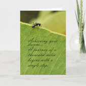 Het bereiken van je dromen kaart (Voorkant)