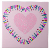 Het bereiken van liefde tegeltje (Voorkant)