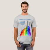 Het bereiken van nieuwe hoogten in autisme Steun,  T-shirt (Voorkant volledig)