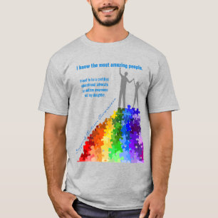 Het bereiken van nieuwe hoogten in autisme Steun, T-shirt