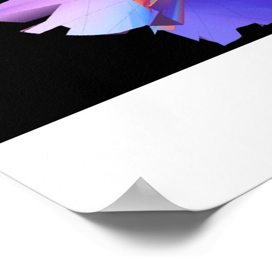 Het bereiken van uit aan oneindig poster (Hoek)