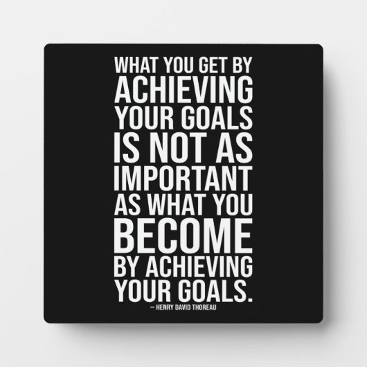 Het bereiken van uw doelstellingen - Gym, Hustle,  Fotoplaat (Voorkant)