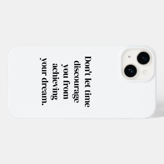 Het bereiken van Uw Dream iPhone Kwestie Case-Mate iPhone Case (Achterkant (horizontaal))