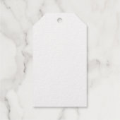 Het bereiken van uw droom Folie Gift Label (Achterkant)