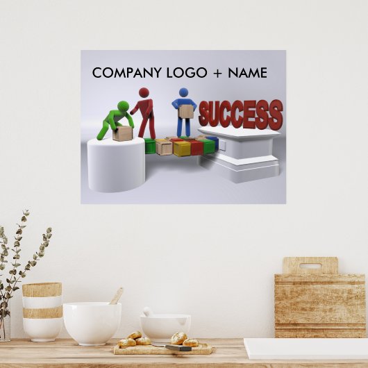 Het bereiken van voor succes poster (Keuken)