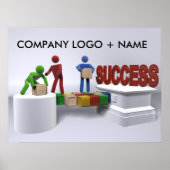 Het bereiken van voor succes poster (Voorkant)