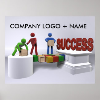 Het bereiken van voor succes poster