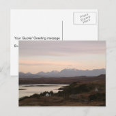 het berggebied van Cuillin op het eiland Skye in S Briefkaart (Voorkant / Achterkant)