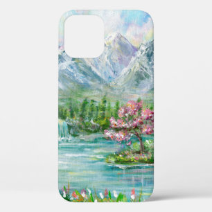 Het berglandschap van de lente. Oorspronkelijke ac Case-Mate iPhone Case