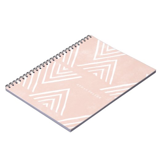 Het bergtopjournaal - Peach Notitieboek (Linkerzijde)