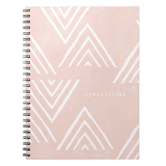 Het bergtopjournaal - Peach Notitieboek (Voorkant)