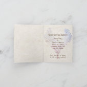 Het bericht Datum opslaan in een fles Kaart (Binnen)