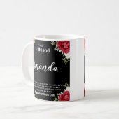 Het Bericht van de Valentijnse Naam van de douane  Koffiemok (Voorkant links)