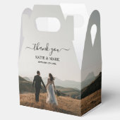 Het Berichten Foto Memory Love Script Hartelijk da Bedankdoosjes (Geopend)