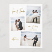 Het Berichten van de Foto van het Begroting Dank u Briefkaart (Voorkant)