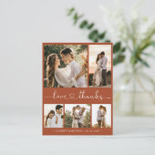 Het Berichten van de Foto van het Begroting Dank u Briefkaart (Staand voorkant)