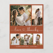 Het Berichten van de Foto van het Begroting Dank u Briefkaart (Voorkant)