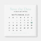 Het Berichten van de Kalender van het Mint Bewaart Magneet (Voorkant)