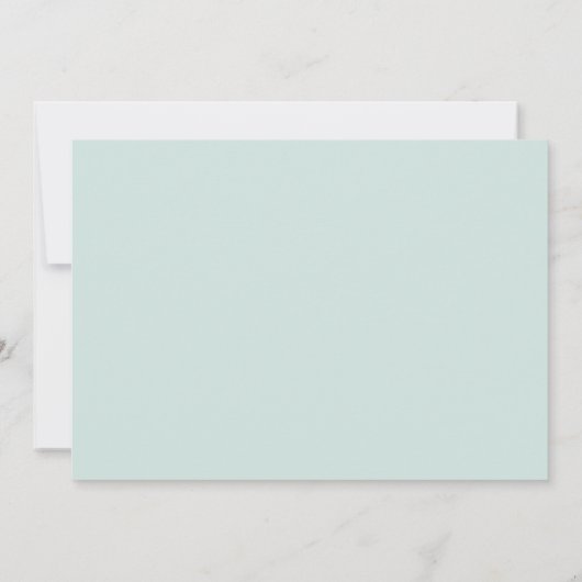 Het Berichten van de Kalender van het Mint Bewaart Save The Date (Achterkant)