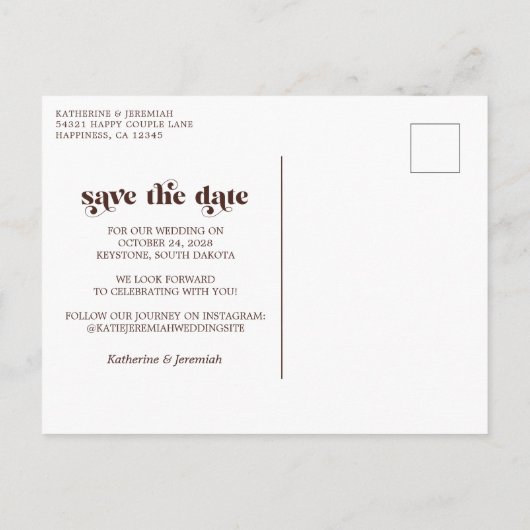 Het Berichten van de Licht van het Hout Bind spare Aankondigingskaart (Achterkant)