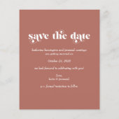 Het Berichten van de Typografie van de Retro van d (Achterkant)