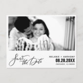 Het Berichten van het Manuscript van Elegant spare Aankondigingskaart (Voorkant)