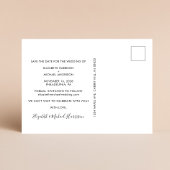 Het Berichten van het Manuscript van Elegant spare Aankondigingskaart