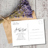 Het Berichten van het Manuscript van Elegant spare Aankondigingskaart